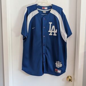 Vintage Nike MLB LA Dodgers Nomar Garciaparra #5 Jersey - Size L
